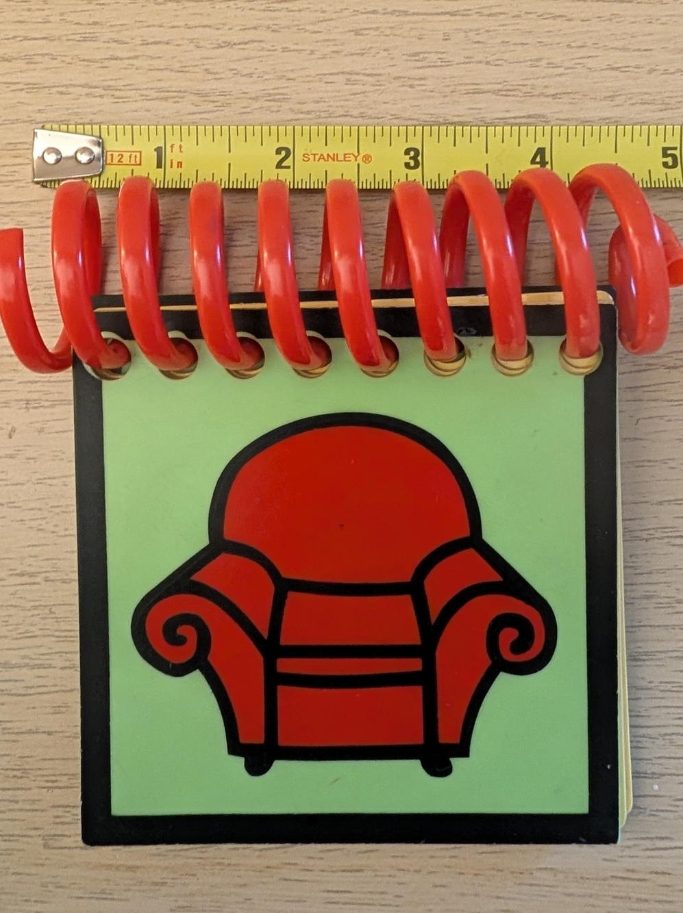 Handy Dandy Notebook Green & Red Spiral Notebook